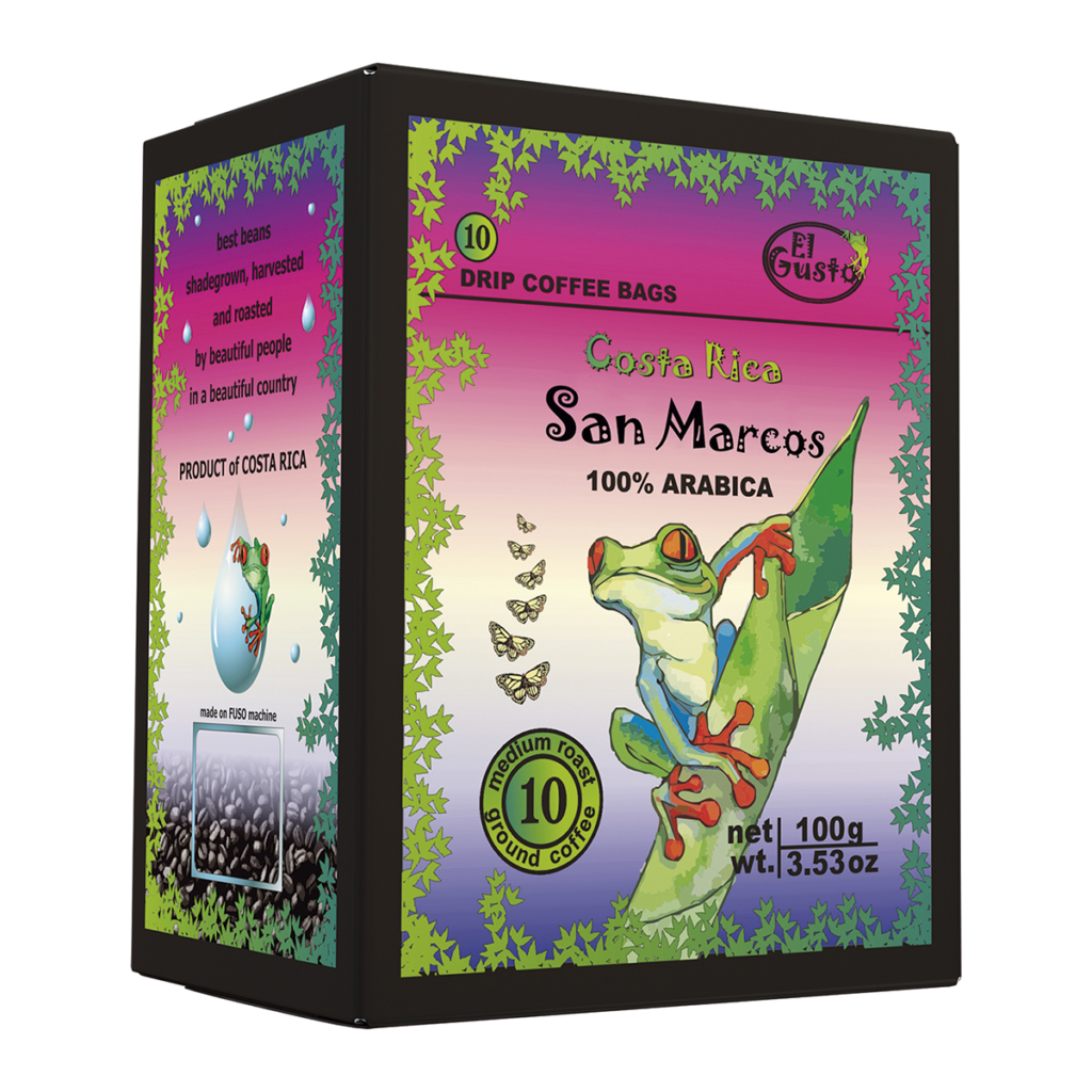 GROUND ROASTED COFFEE San Marcos Drip Coffee Bags - 3.53 Oz