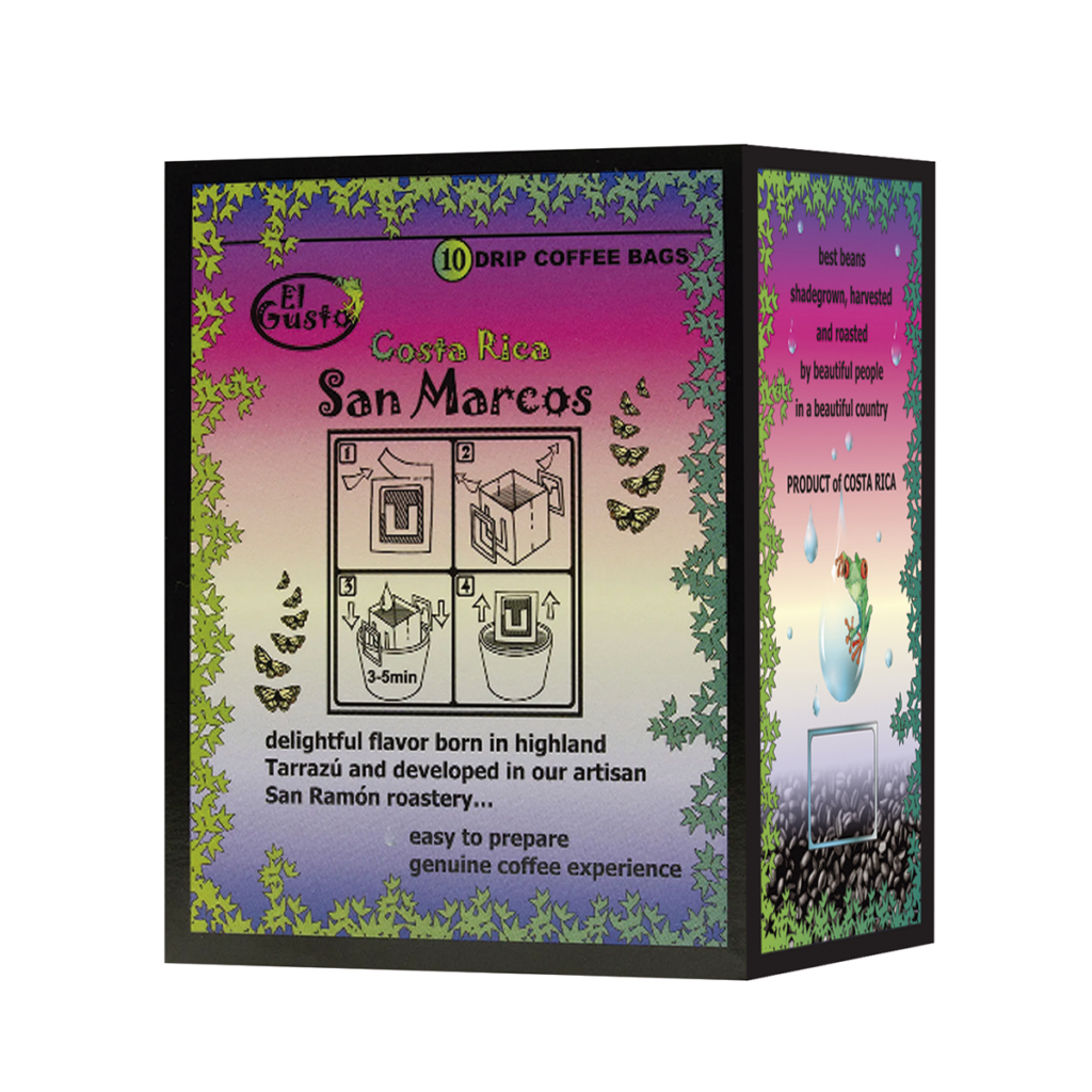 GROUND ROASTED COFFEE San Marcos Drip Coffee Bags - 3.53 Oz