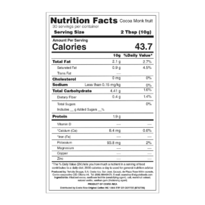 SUGAR FREE COCOA MONK FRUIT CHOCOLATE – EL GUSTO - 10.58 Oz - Image 3