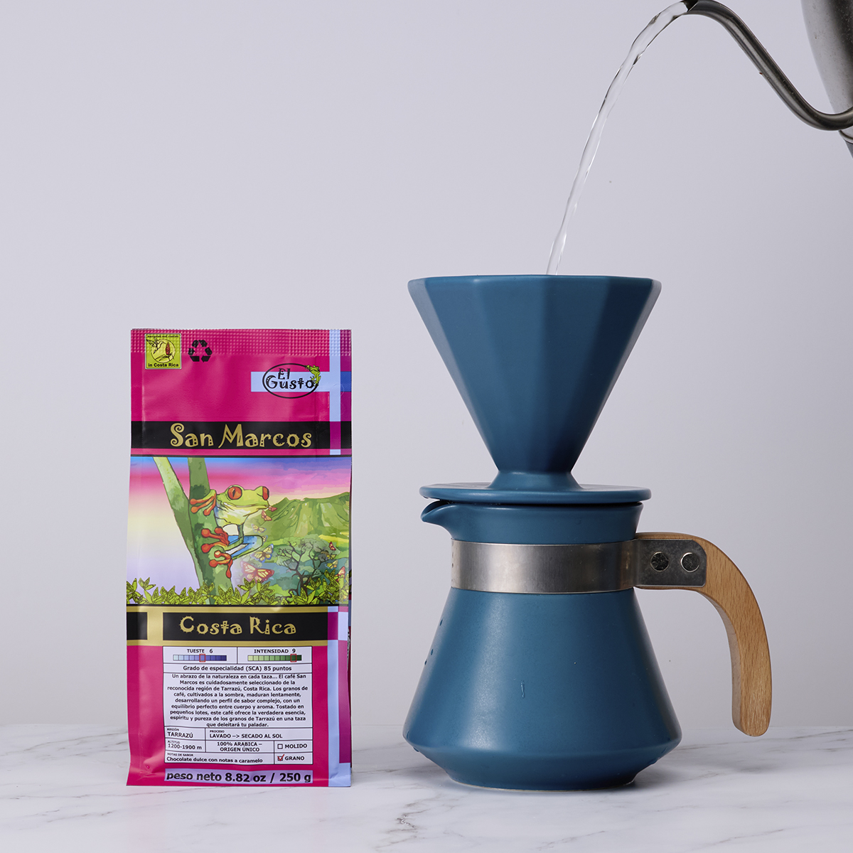 ROASTED WHOLE BEAN COFFEE El Gusto San Marcos - 8.8 Oz - Image 3