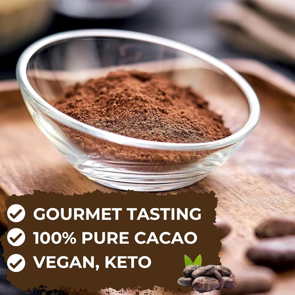 SUGAR FREE COCOA POWDER 100% - EL GUSTO - 7 Oz
