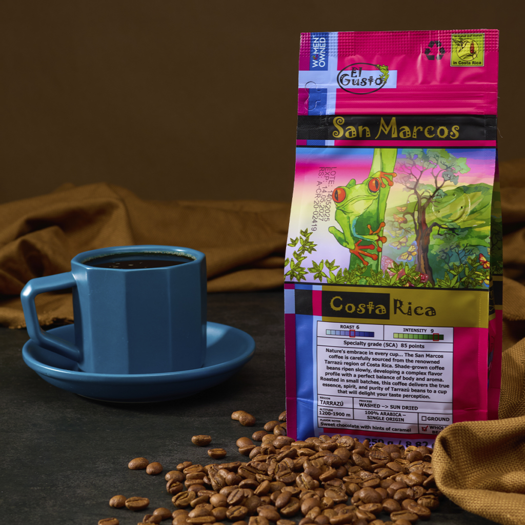 ROASTED WHOLE BEAN COFFEE El Gusto San Marcos - 8.8 Oz