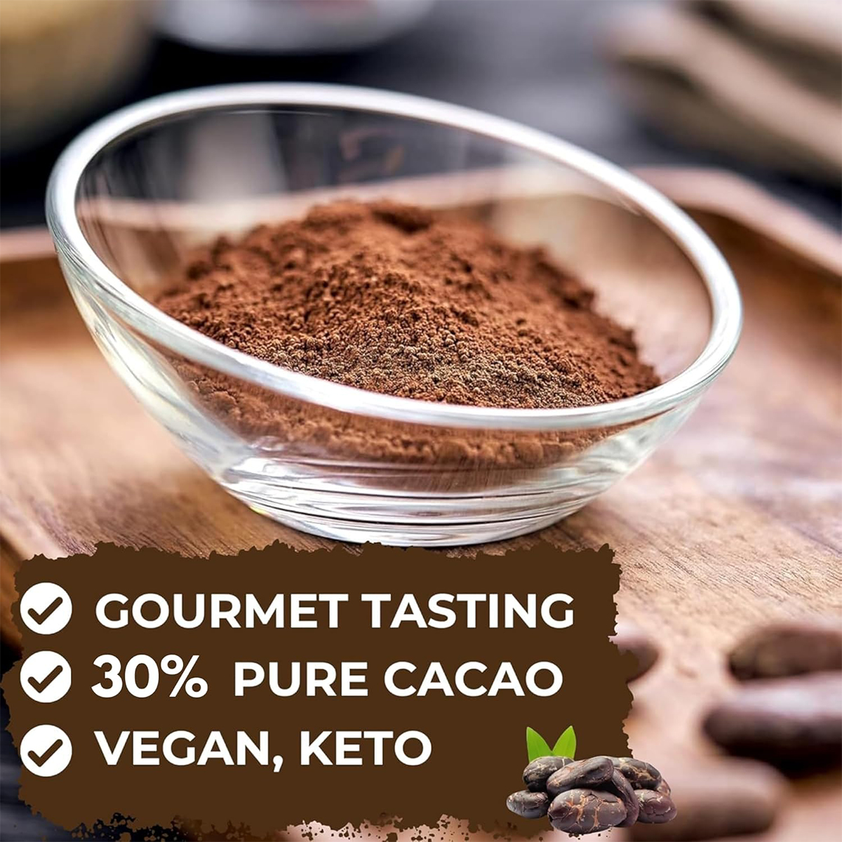 GOURMET COCOA CHOCOLATE CLASSIC 30% - EL GUSTO 17.64 Oz - Image 5
