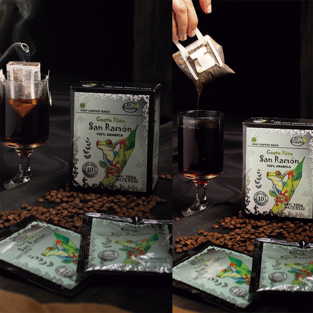 GROUND ROASTED COFFEE San Ramón Drip Coffee Bags - 3.53 Oz