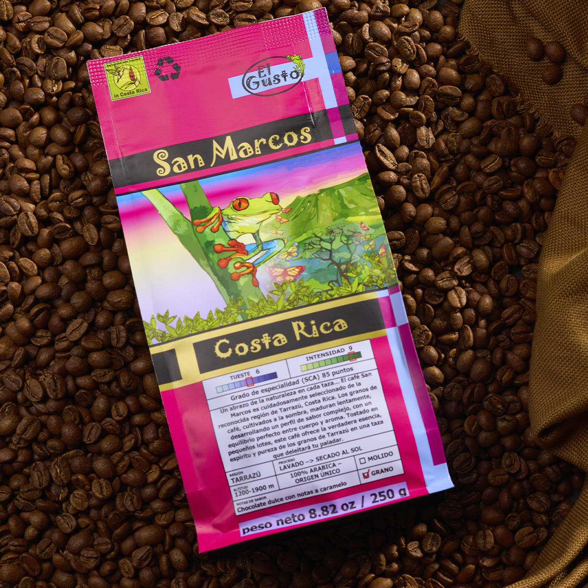 ROASTED WHOLE BEAN COFFEE El Gusto San Marcos - 8.8 Oz - Image 6