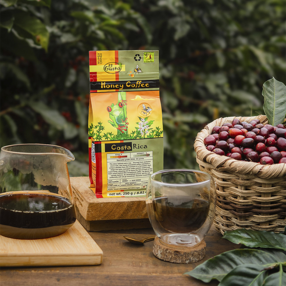 Costa Rican Honey Process Ground Coffee | El Gusto Foods 8.8 Oz - Image 7